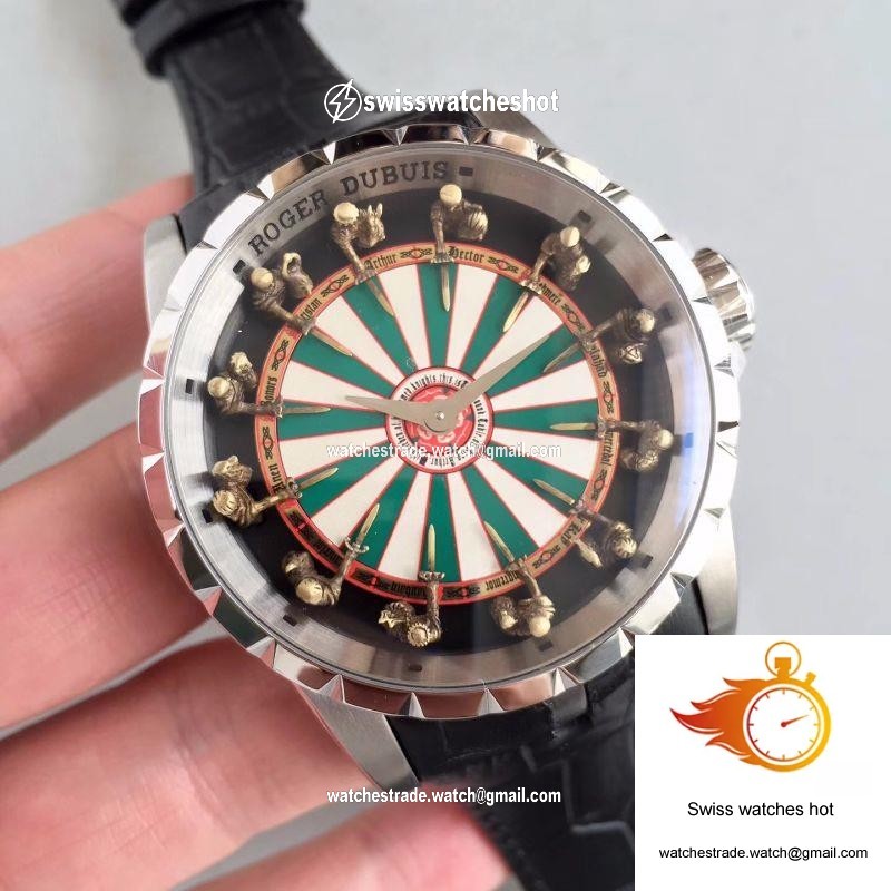 Roger Dubuis Excalibur RDDBEX0398 Green White Table Dial 2