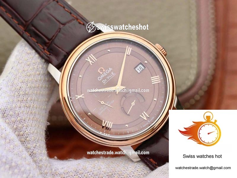 Omega De Ville Prestige 424.23.40.20.13.001 TW Factory Brown Dial 2
