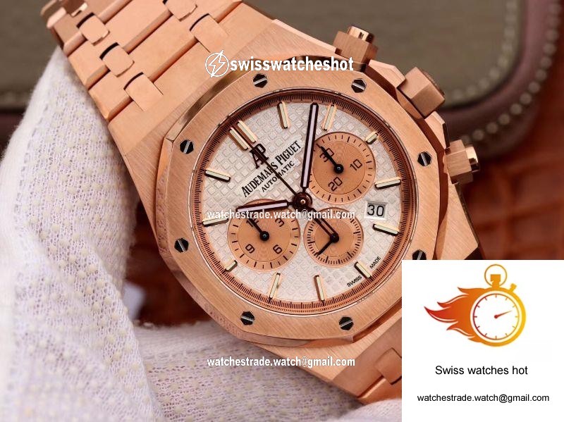 Audemars Piguet Royal Oak Chronograph 26315OR.OO.1256OR.01 OM Factory White Dial 2