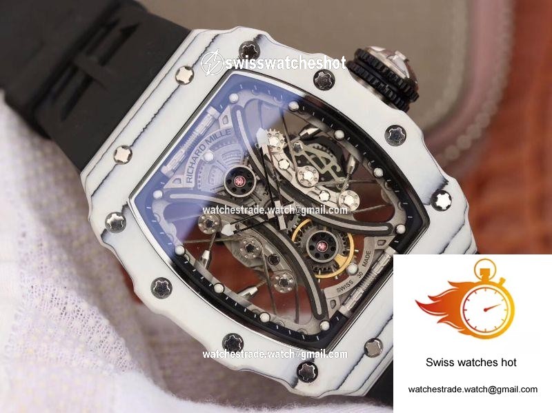 Richard Mille RM53-01 White Ceramic Case Skeleton Dial 2