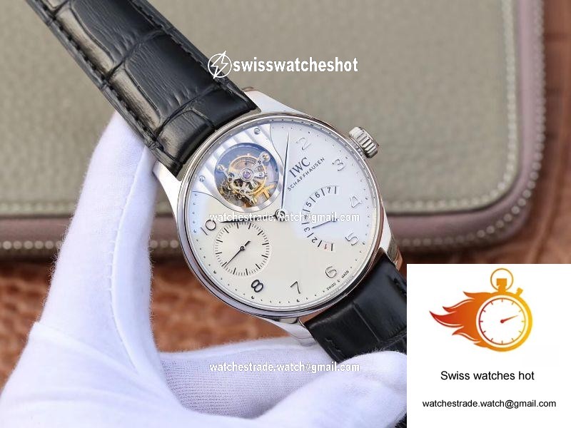 ZF Factory IWC Portuguese Real Tourbillon IW504202 White Dial 2