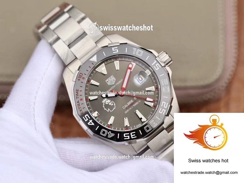 Tag Heuer Aquaracer Calibre 5 English Premier League Limited WAY201D.BA0927 Gray Dial 2