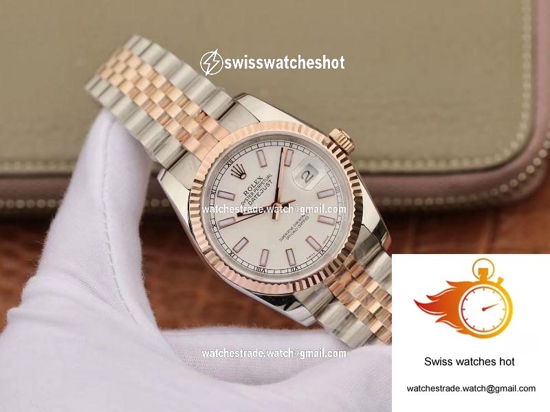 Rolex Datejust 126233 36mm GM Factory White Luminous Scale Dial 2