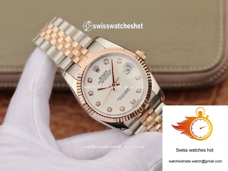 Rolex Datejust 36mm GM Factory White Dial 2