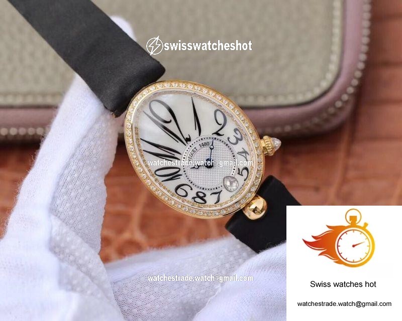 Breguet Reine De Naples 8918BA/58/864.D00D Ladies ZF Factory Yellow Gold Mother Of Pearl Dial 2