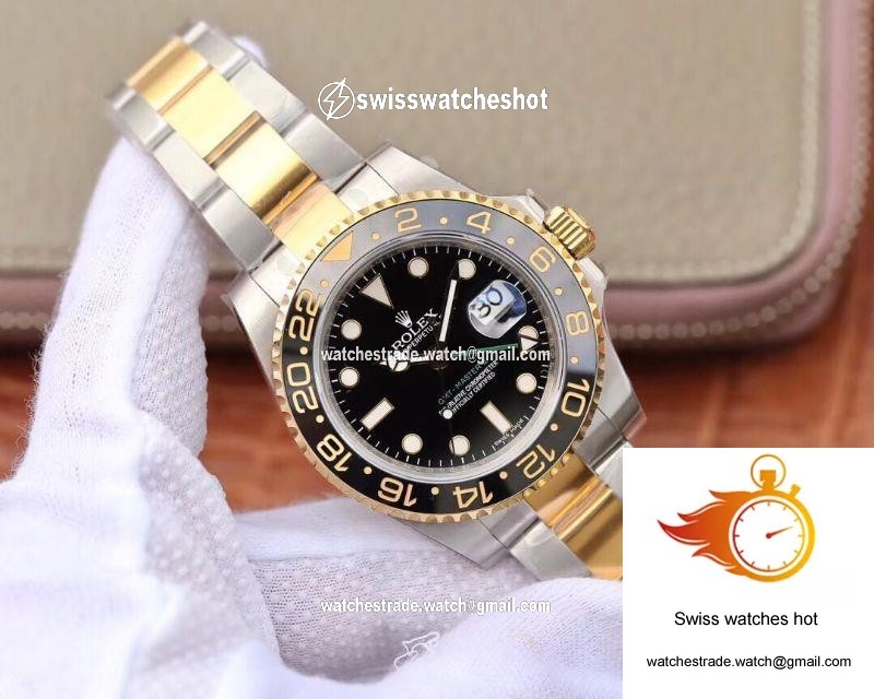 Rolex GMT Master II 116713LN EW Factory Yellow Gold Bezel 2