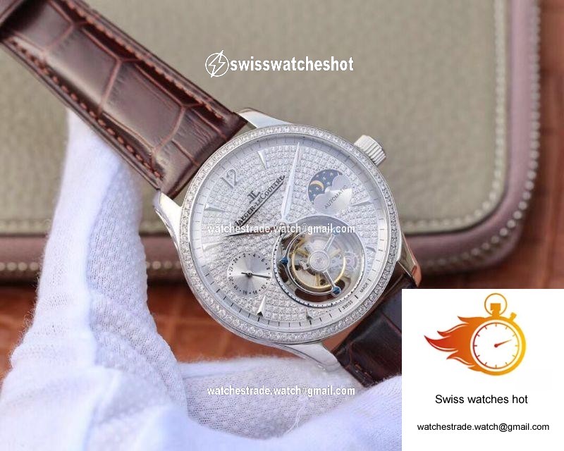 Jaeger-LeCoultre Master Complication Functions Tourbillon White Gold Diamonds Dial 2