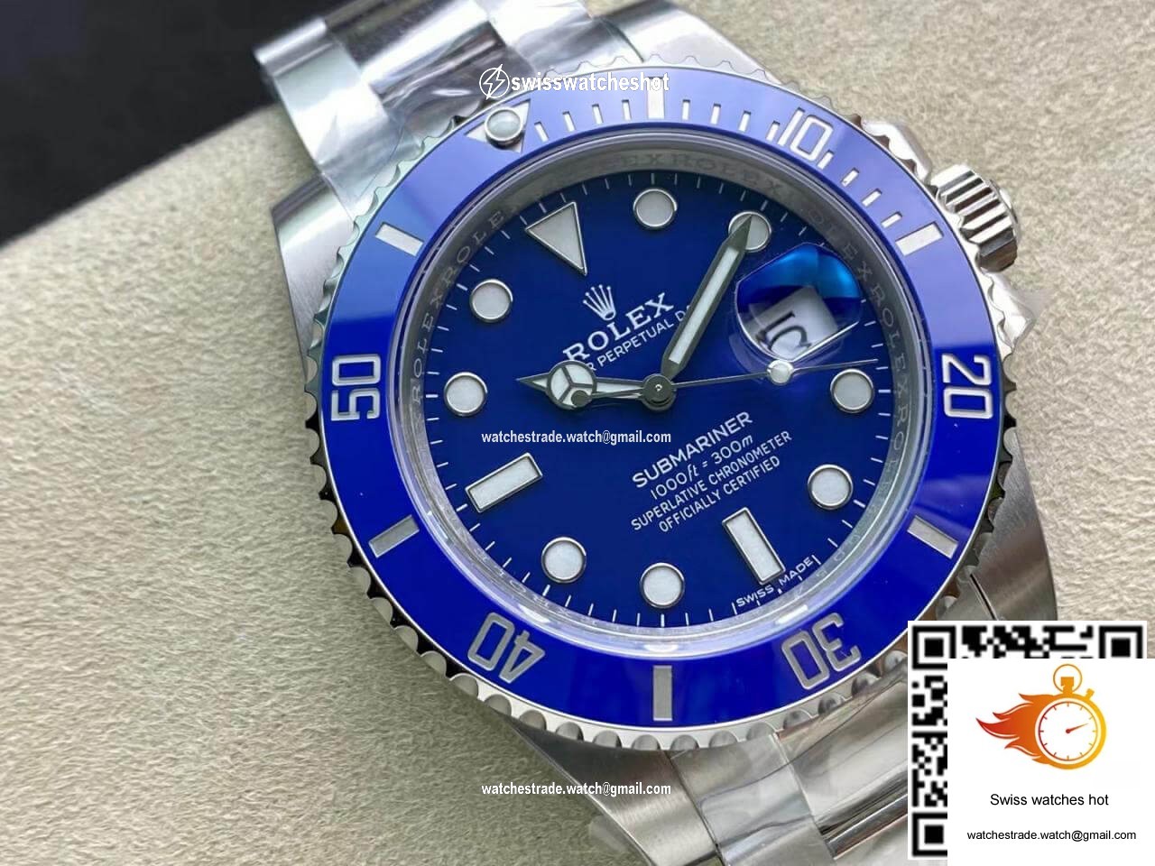 Rolex Submariner 116619LB-97209 VS Factory Blue Dial 2