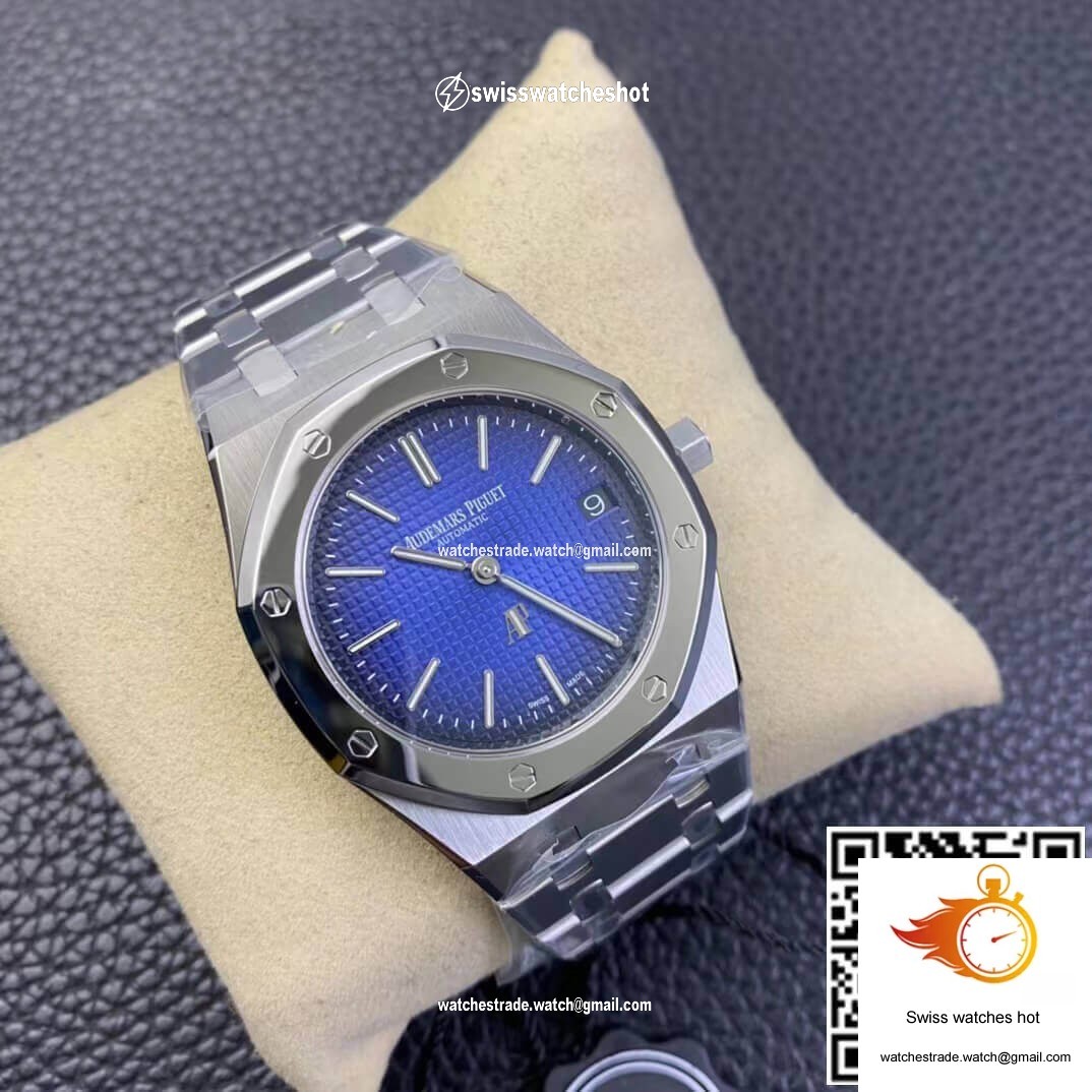 Audemars Piguet Royal Oak 15202IP.OO.1240IP.01 ZF Factory Smoked Blue Dial 2