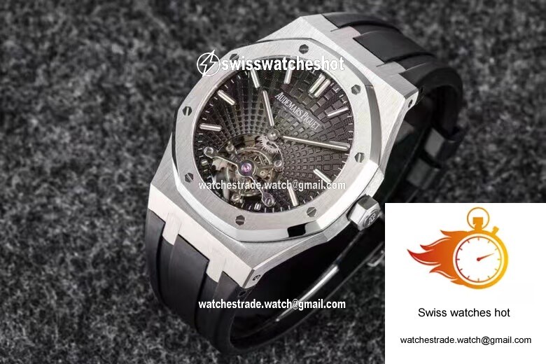 Audemars Piguet Royal Oak Tourbillon R8 Factory V3 Black Strap 2