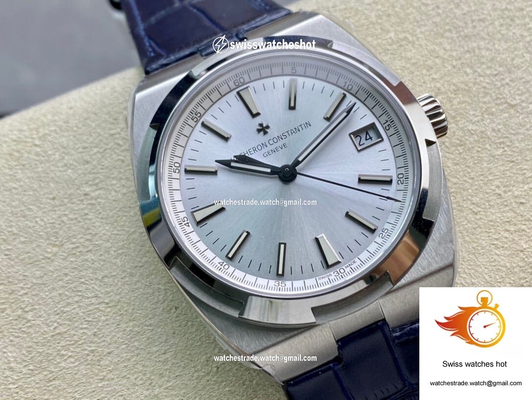 Vacheron Constantin Overseas 4500V 8F Factory Blue Leather Strap 2