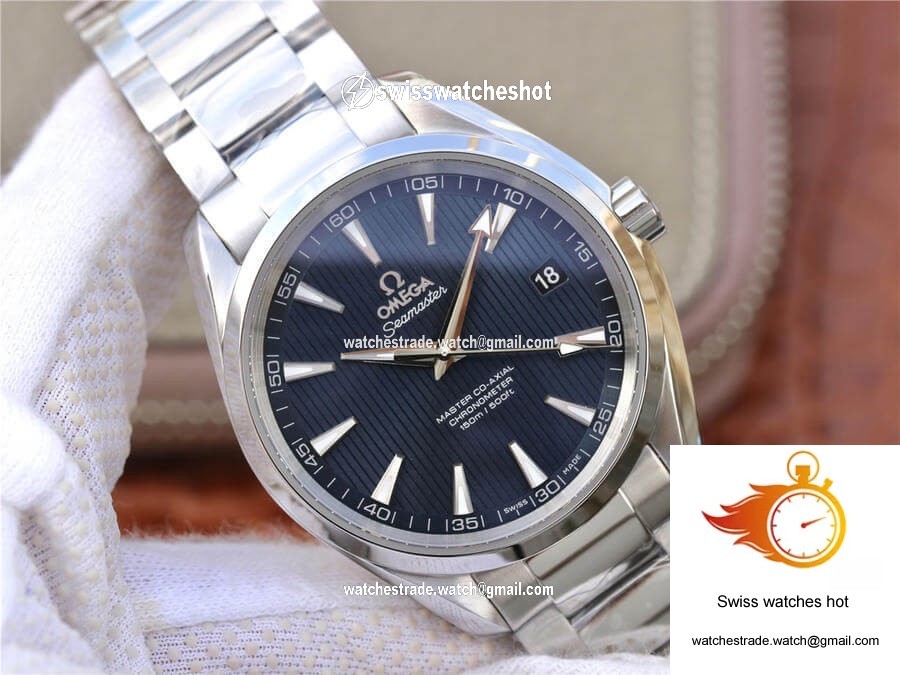 Omega Seamaster 231.10.42.21.03.001 VS Factory Blue Dial 2