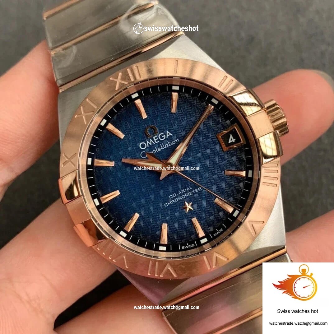 Omega Constellation 123.20.38.21.03.001 VS Factory Rose Gold 2