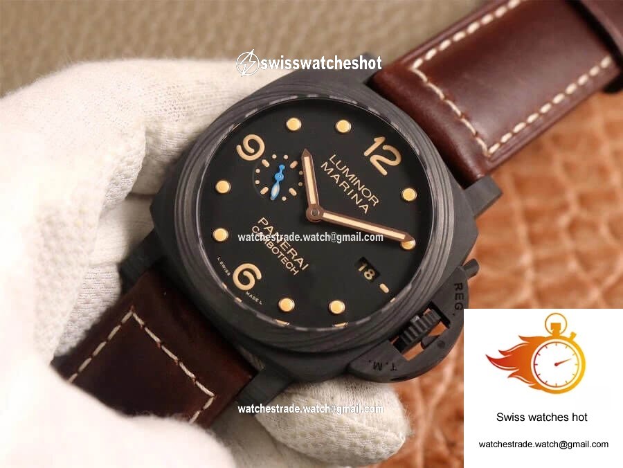 Panerai Luminor 1950 PAM00661 VS Factory Carbon Fiber Case 2