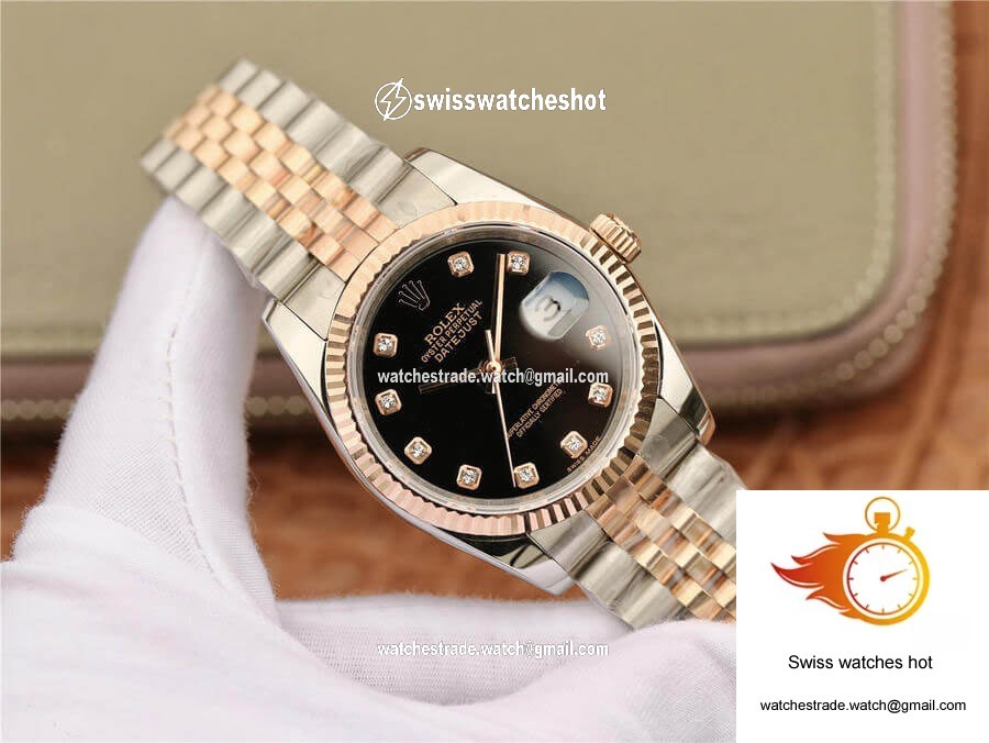 Rolex Datejust 116231 GM Factory Black Diamond Dial 2