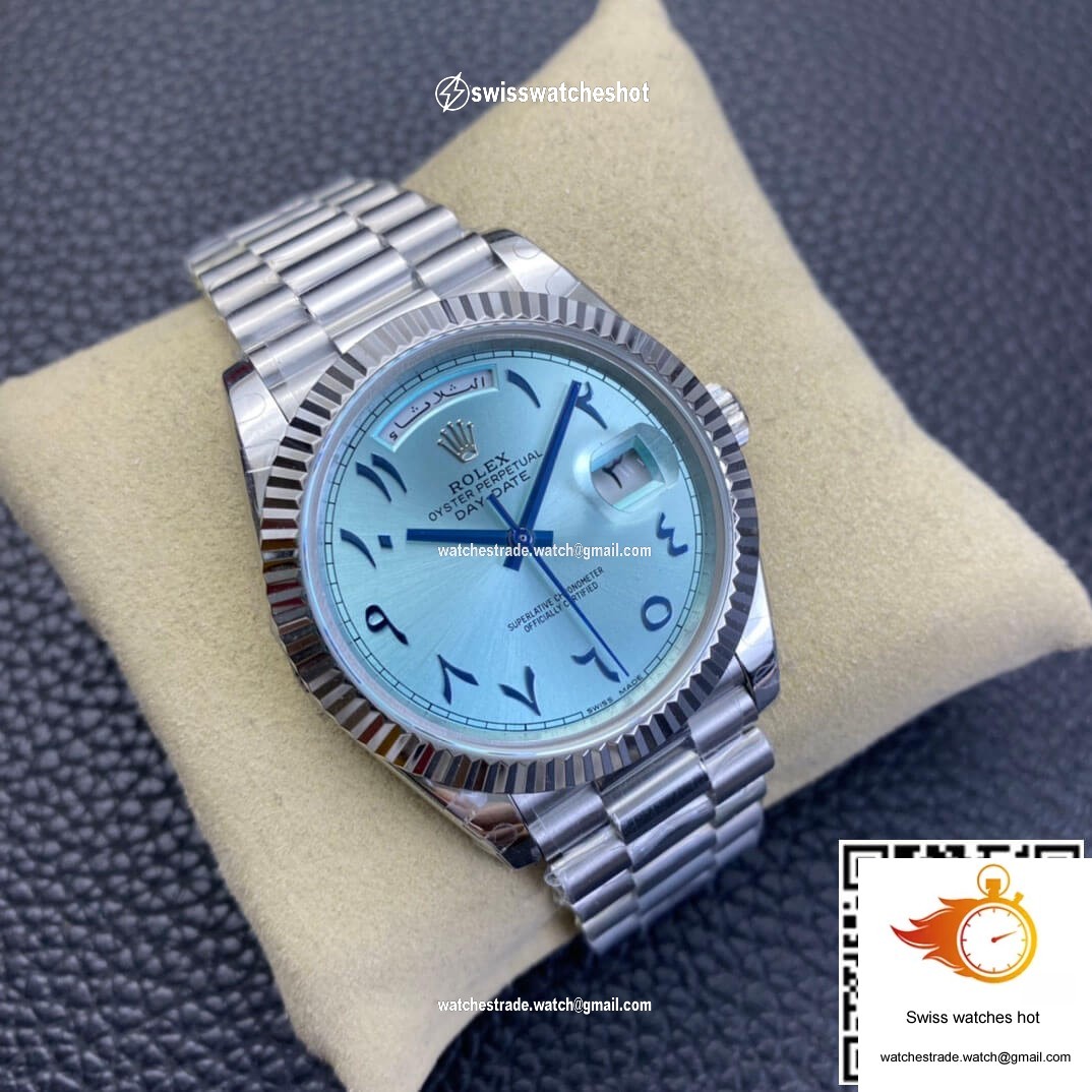 Rolex Day Date BP Factory Middle East Customization Ice Blue Dial 2