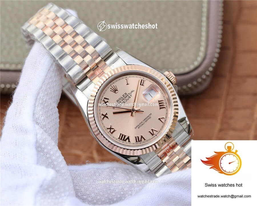 Rolex Datejust 116231 36MM GM Factory Pink Dial 2