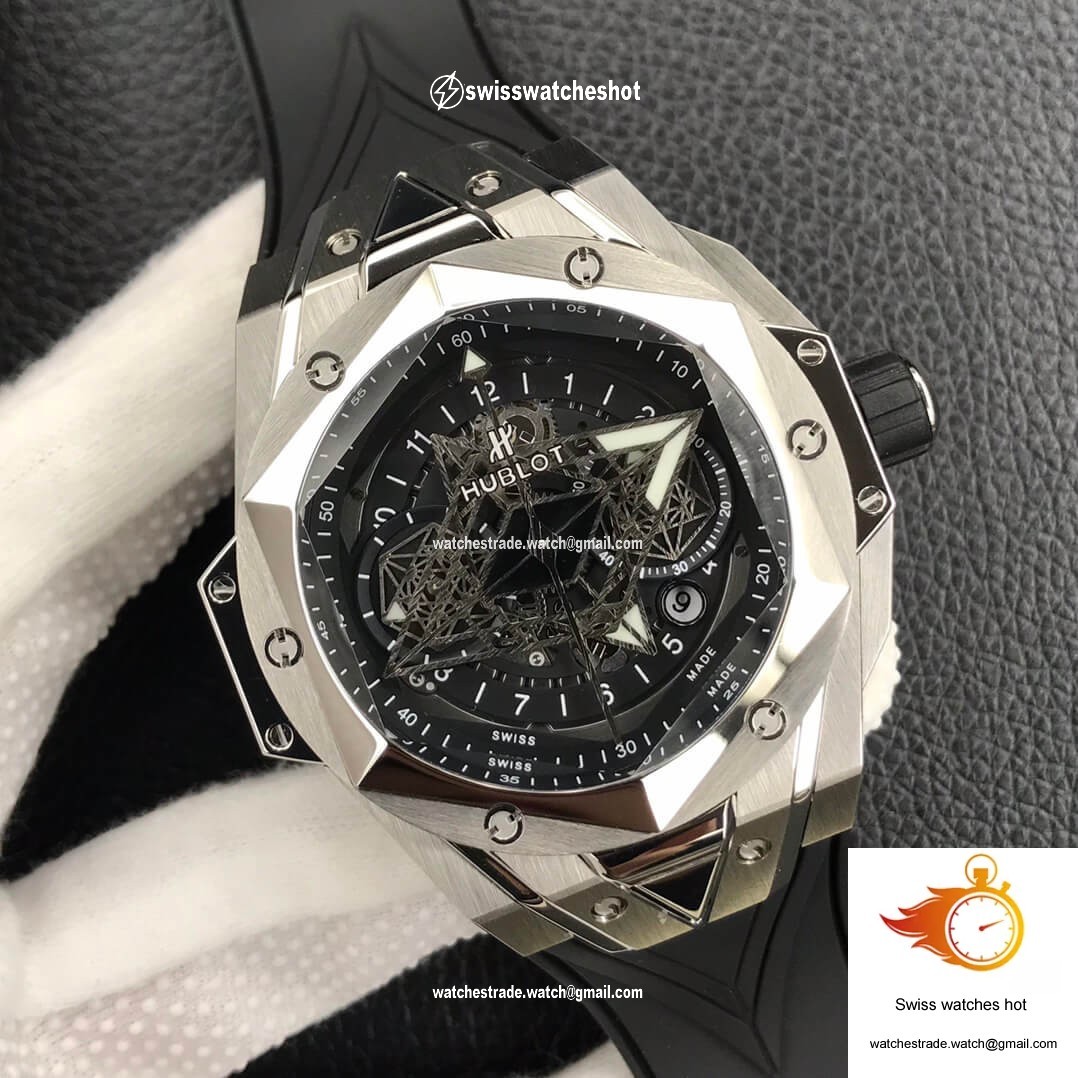 Hublot Big Bang Sang Bleu II 418.NX.1107.RX.MXM19 HB Factory Titanium Case 2