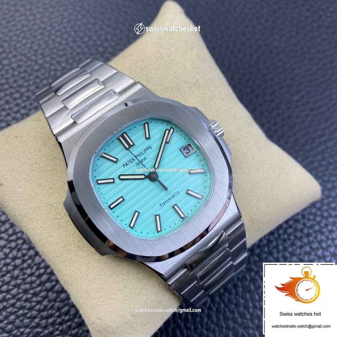 Patek Philippe Nautilus 5711/1A-018 3K Factory Tiffany Blue Dial 2