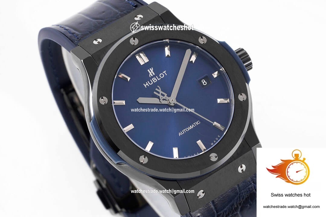 GSF Hublot Classic Fusion 542.CM.7170.LR GS Factory Blue Dial 2