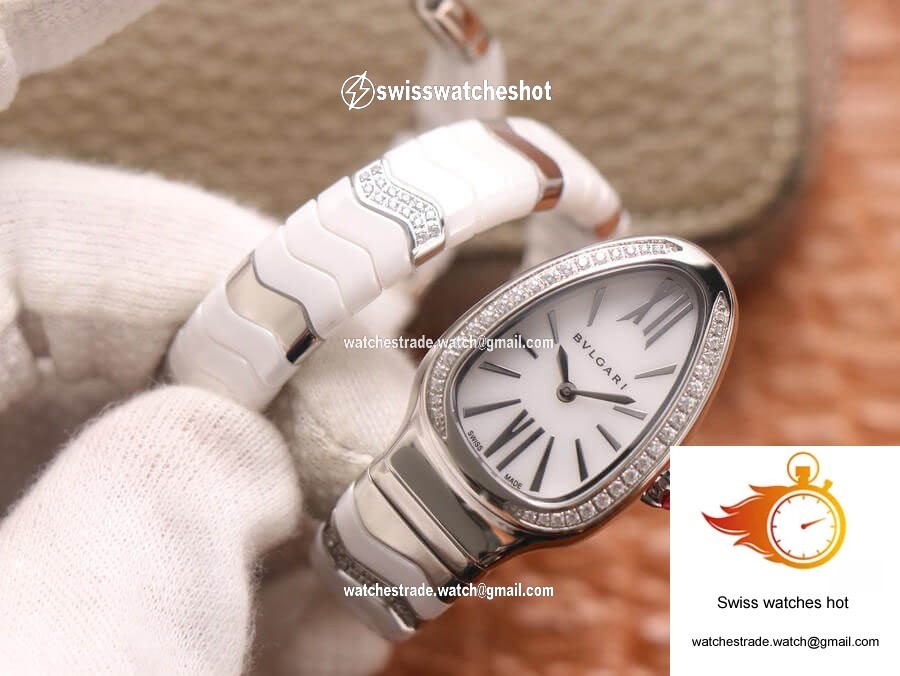 Bvlgari Serpenti BV Factory Stainless Steel Diamond Case 2