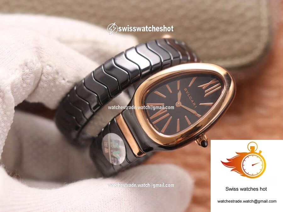 Bvlgari Serpenti 102735 BV Factory Rose Gold Black Dial 2