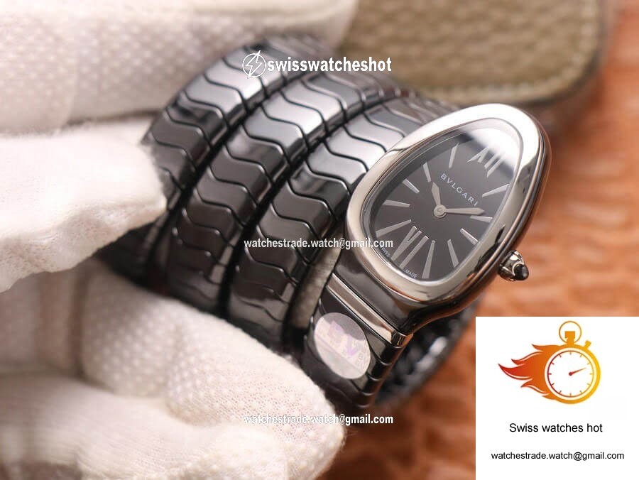 Bvlgari Serpenti BV Factory Black Ceramic Dial 2
