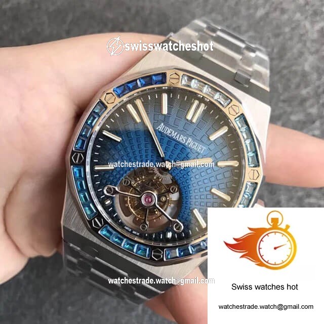 Audemars Piguet Royal Oak Tourbillon 26521PT.YY.1220PT.01 R8 Factory Smoky Blue Dial 2