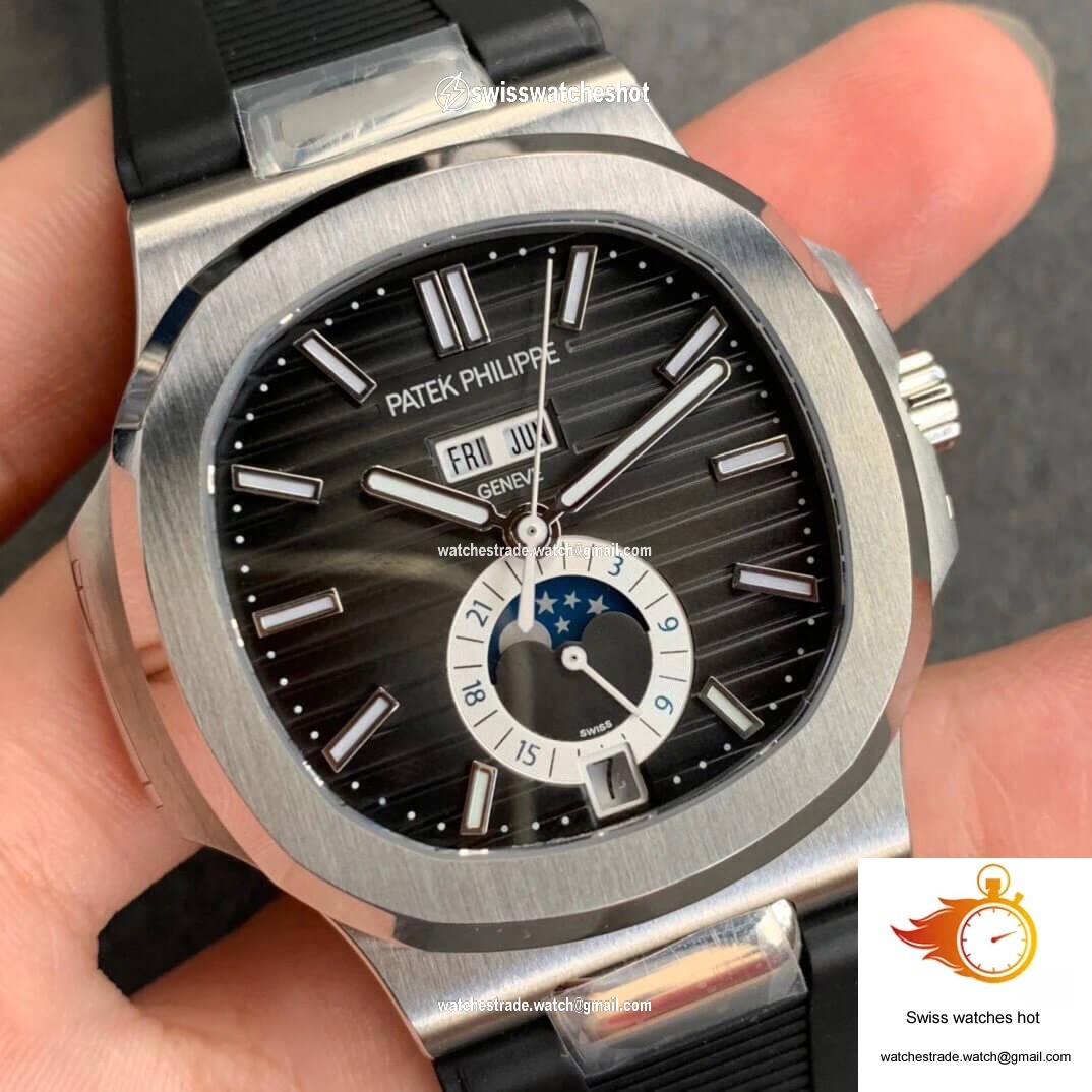 Patek Philippe Nautilus 5726 Moonphase GR Factory V2 Dark Grey Dial 2
