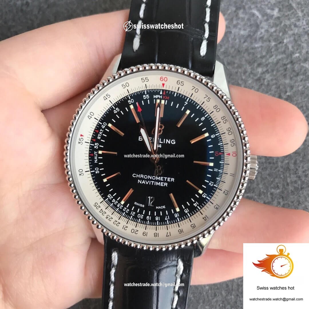 Breitling Navitimer 1 A17326211B1P1 V7 Factory Black Dial 2