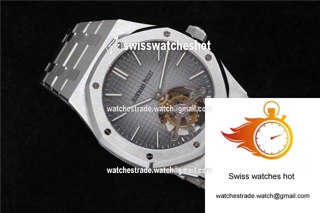 Audemars Piguet Royal Oak Tourbillon Extra Thin 26510PT.OO.1220PT.01 R8 Factory Dark Grey Dial 2