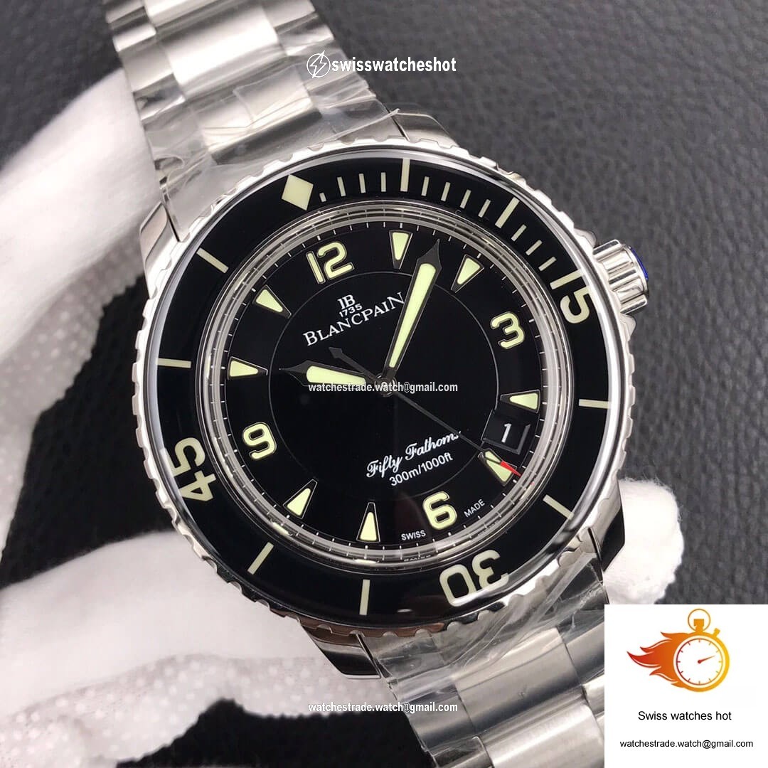 Blancpain Fifty Fathoms 5015 ZF Factory Stainless Steel Black Dial 2