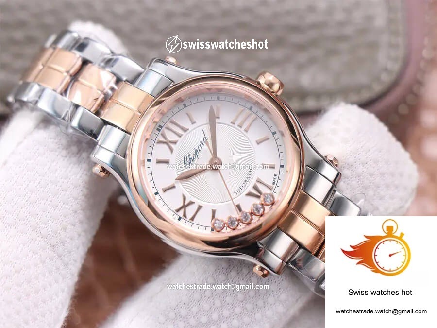Chopard Happy Diamonds 278573-6014 YF Factory Rose Gold 2