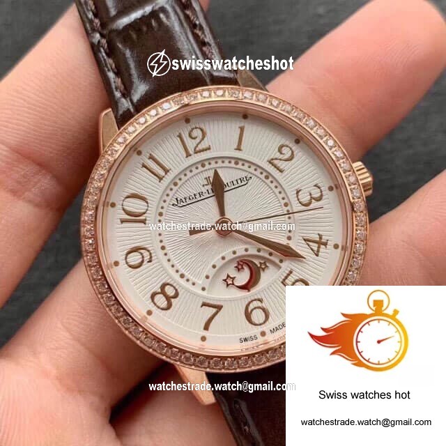 Jaeger LeCoultre Rendez Vous 3442440 ZF Factory Rose Gold Silver Dial 2