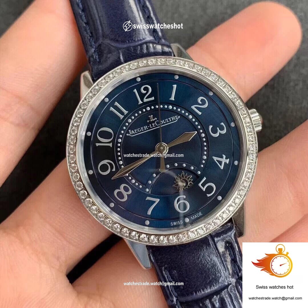 Jaeger LeCoultre Rendez Vous 3448480 ZF Factory Diamond Blue Dial 2