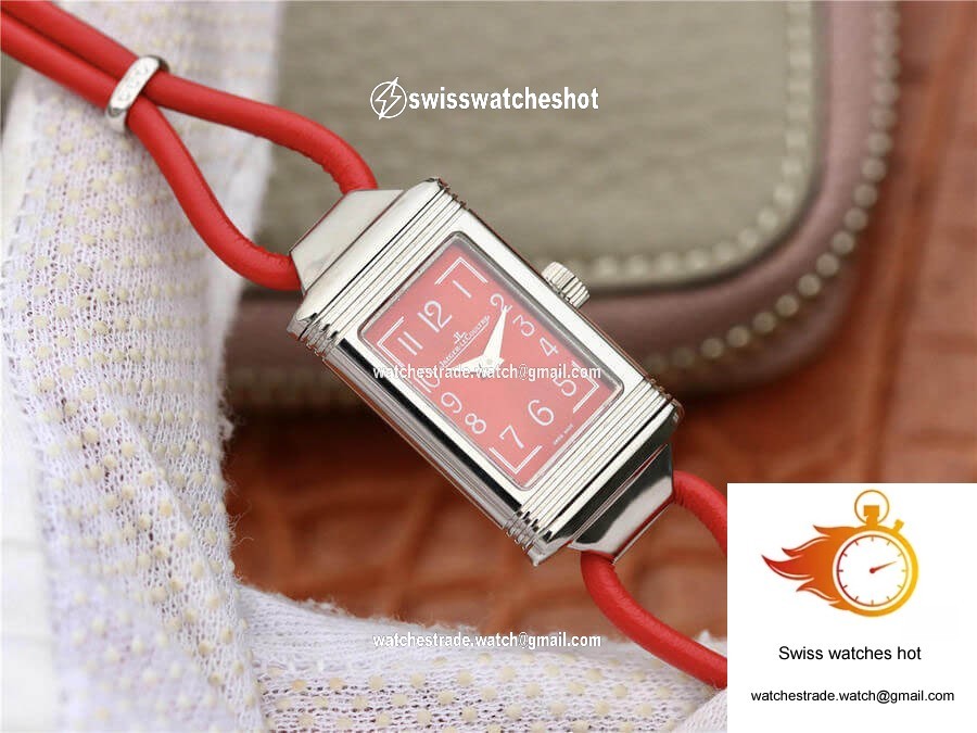 Jaeger-LeCoultre Reverso 3268560 MG Factory Stainless Steel Red Dial 2
