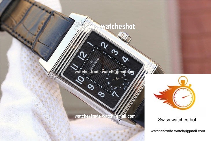 Jaeger-LeCoultre Reverso Q3738470 Stainless Steel Black Dial 2