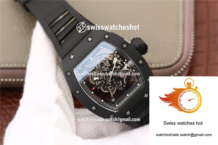 Richard Mille RM055 KV Factory Ceramics Black Strap 2