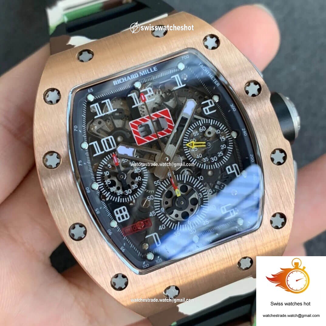 Richard Mille RM11 KV Factory Rose Gold Camouflage Strap 2