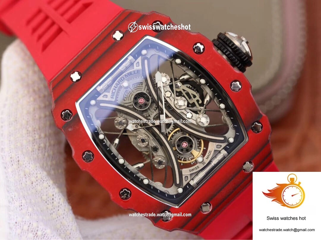 Richard Mille RM53-01 KV Factory TPT Carbon Fiber Skeleton Dial 2