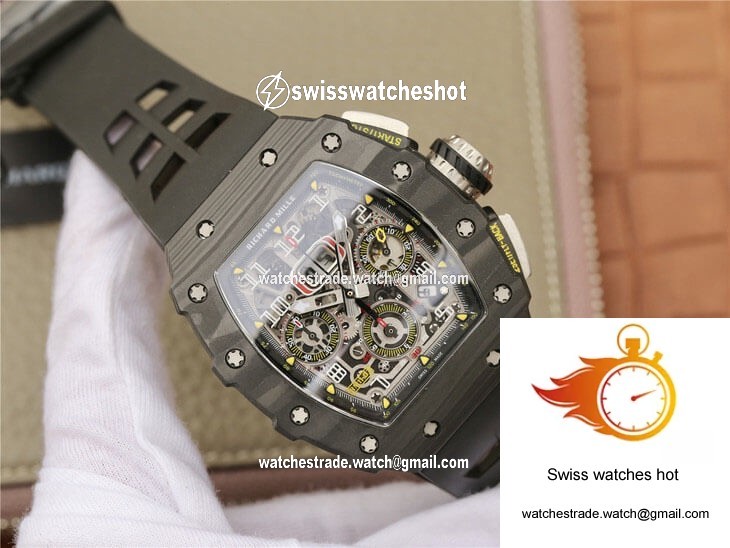 Richard Mille RM11-03 KV Factory Black Carbon Fiber Case 2