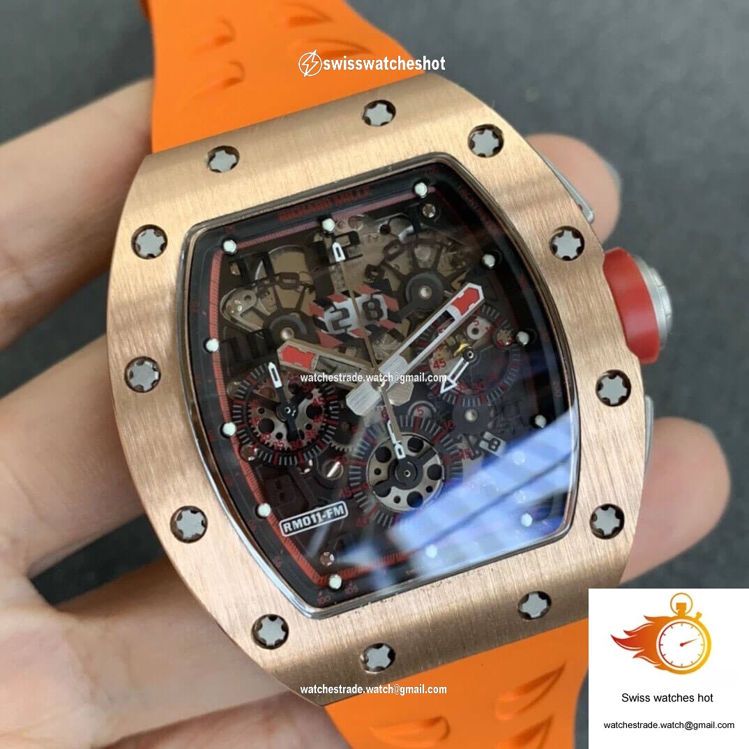 Richard Mille RM011 KV Factory Rose Gold 2
