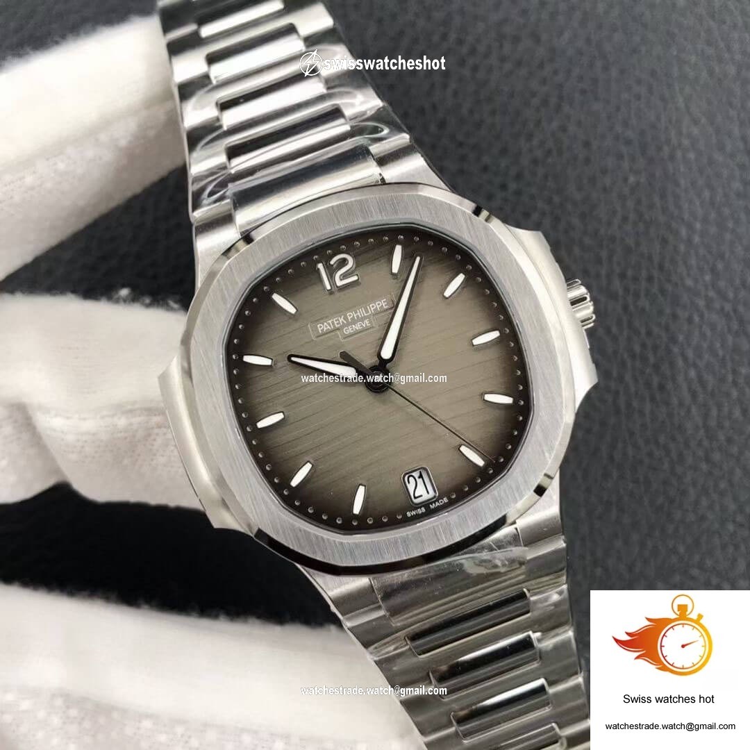 Patek Philippe Nautilus Ladies 7118/1A-011 3K Factory Grey Dial 2