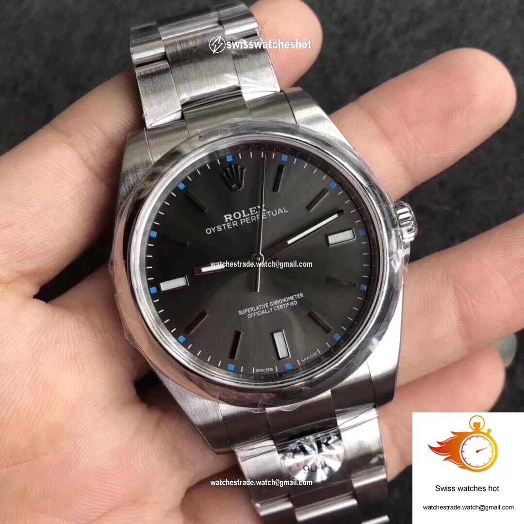 Rolex Oyster Perpetual 114300 39MM AR Factory Grey Dial 2