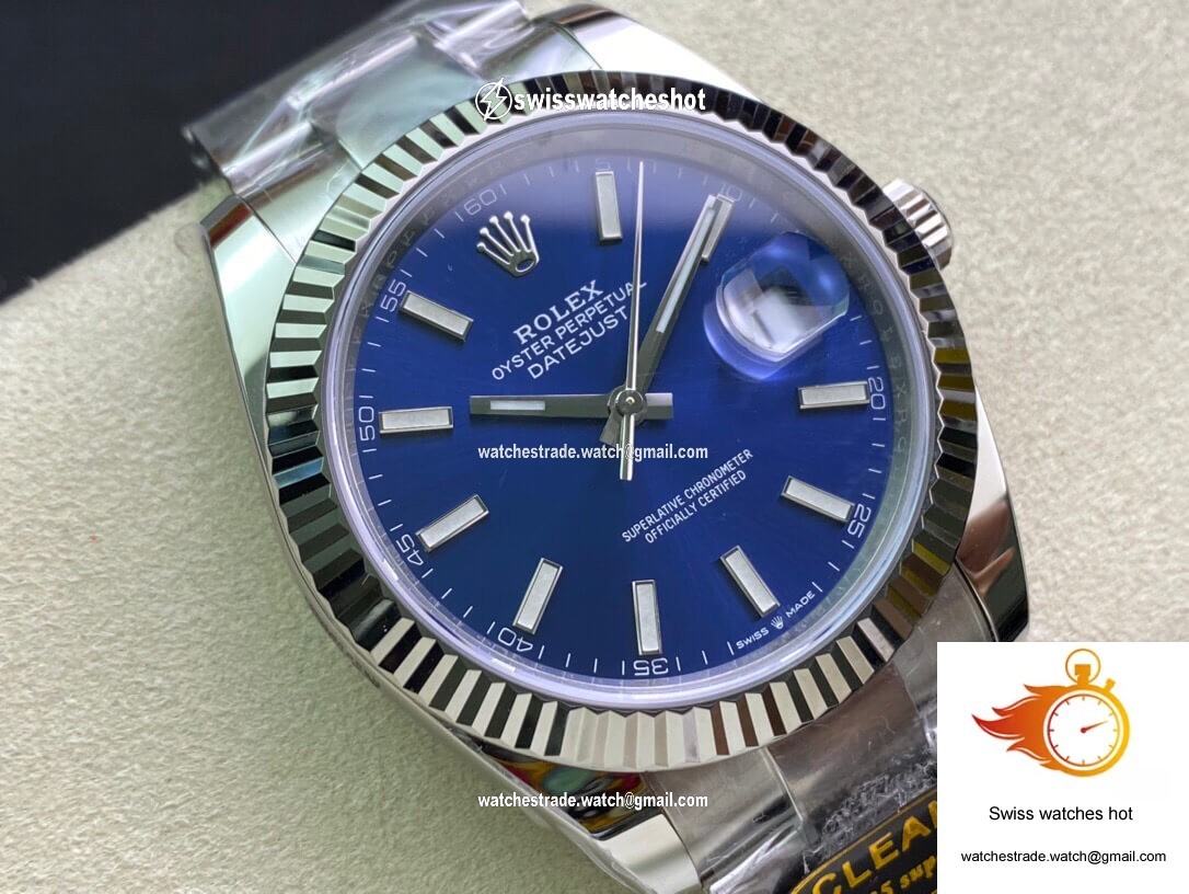 Rolex Datejust M126334-0001 Clean Factory Blue Dial 2