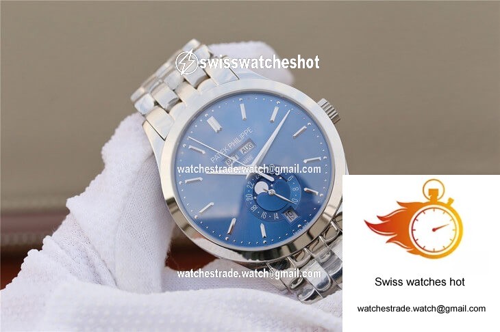 Patek Philippe Complications 5396/1G-001 KM Factory Steel Strap Blue Dial 2