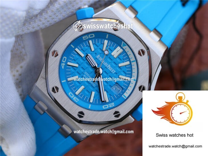 Audemars Piguet Royal Oak Offshore Diver 15710ST.OO.A032CA.01 JF Factory Blue Dial 2