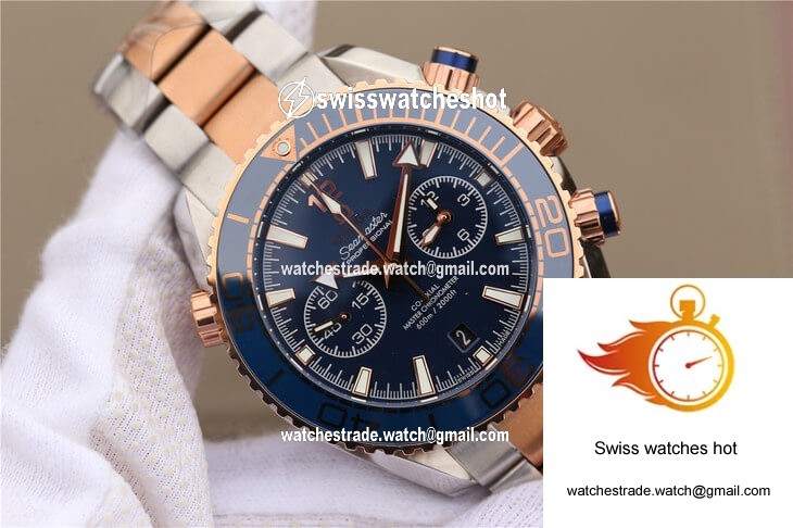 Omega Seamaster Ocean Planet 600M 215.20.46.51.03.001 OM Factory Blue Dial 2