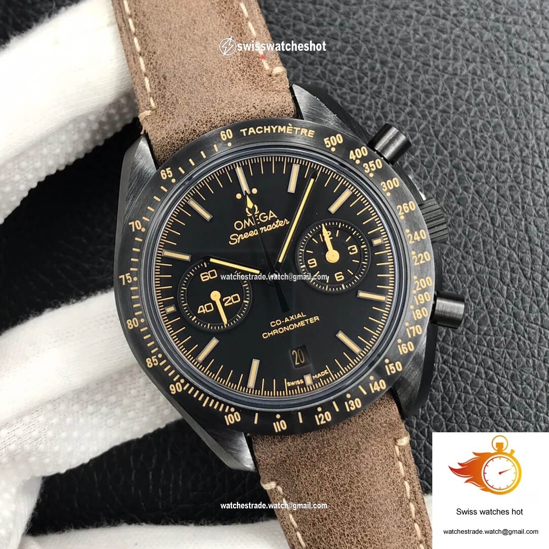 Omega Speedmaster 311.92.44.51.01.006 OM Factory V2 Dark Side Of The Moon Black 2