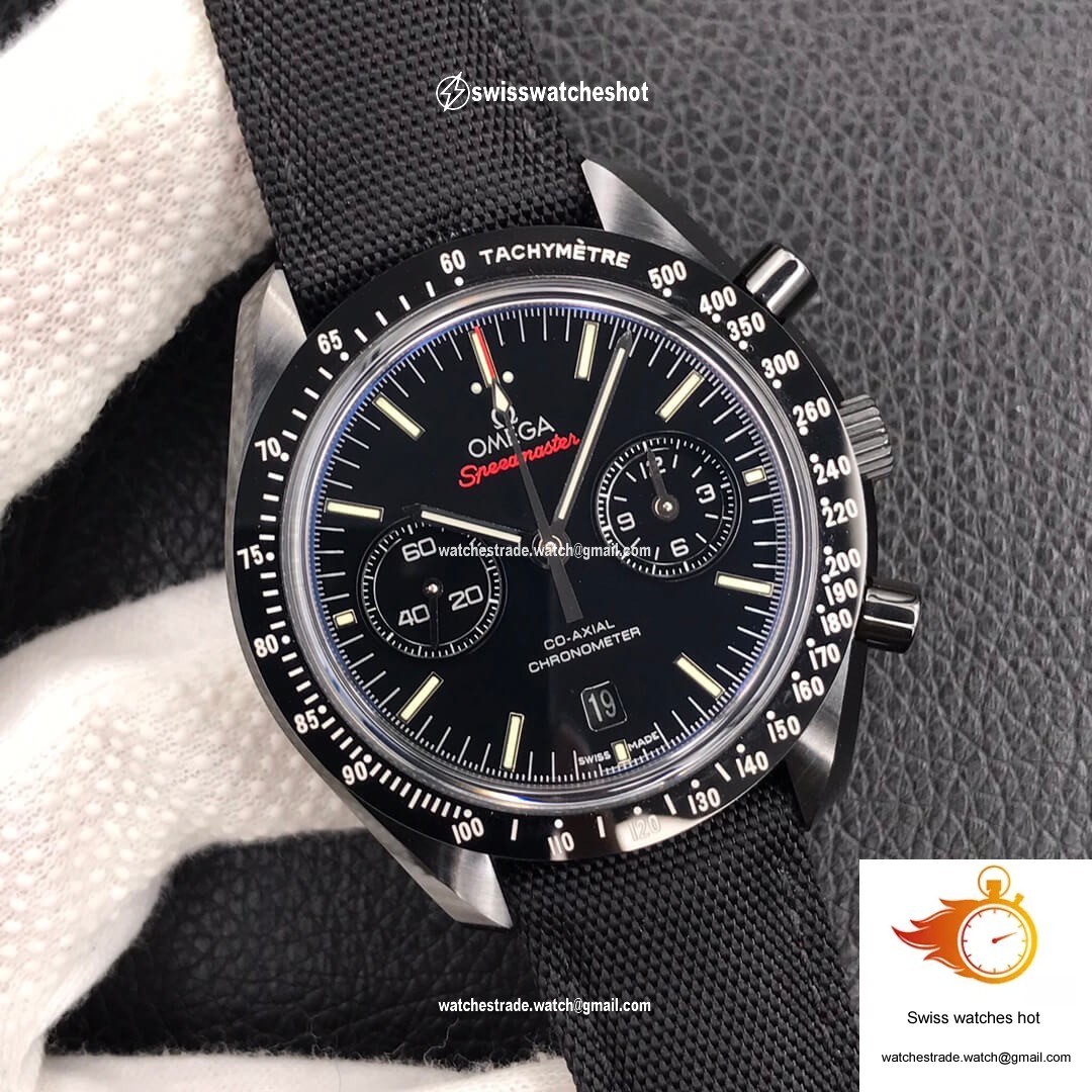 Omega Speedmaster 311.92.44.51.01.003 OM Factory V2 Dark Side Of The Moon Black 2